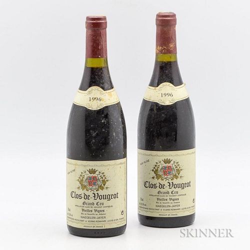 Haegelen-Jayer Clos Vougeot Vieilles Vignes 1996, 2 bottles