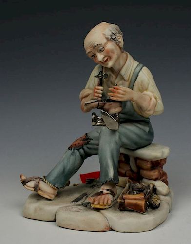 Capodimonte Rori Figurine "Cobbler"