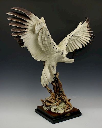 Large 22" Giuseppe Armani Figurine "White Hawk"