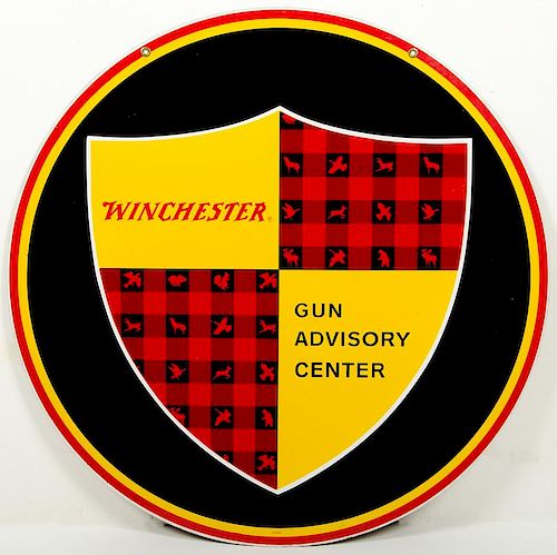 WInchester Gun Advisory Center Advertisement Sign