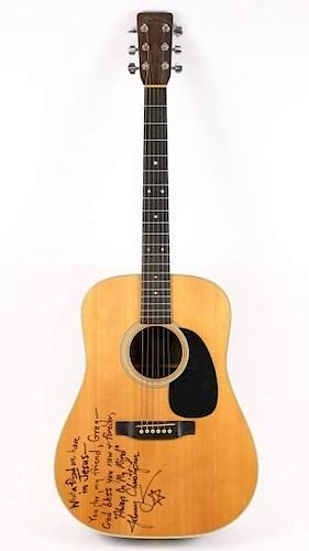 '80 Martin D-28 Acoustic Guitar, Autographed