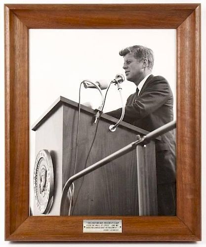 Section of Platform from JFK's Last Speech