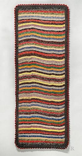 Shaker Hooked and Woven Rug