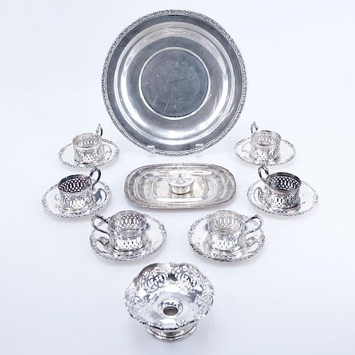 Collection Of Sterling Silver Table Top Items