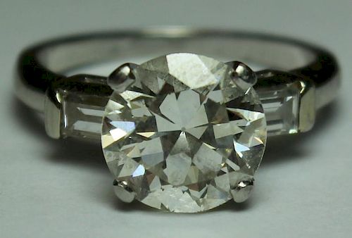 JEWELRY. GIA Cert. 2.2ct Diamond Engagement Ring.