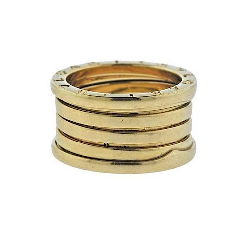 Bvlgari Bulgari B.Zero1 18K Gold Ring Size 56