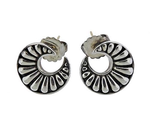 Lagos Chichi Sterling Silver Circle Earrings