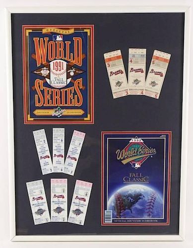 Atlanta Braves '91 & '92 World Series Memorabilia