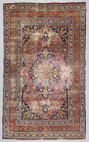 Antique Meshed Rug, Persia: 6'4'' x 10'9''