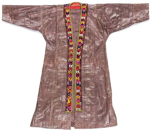 Antique Tashkent Silk/Cotton Woman's Robe