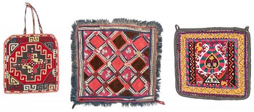 3 Central Asian Lakai Weavings