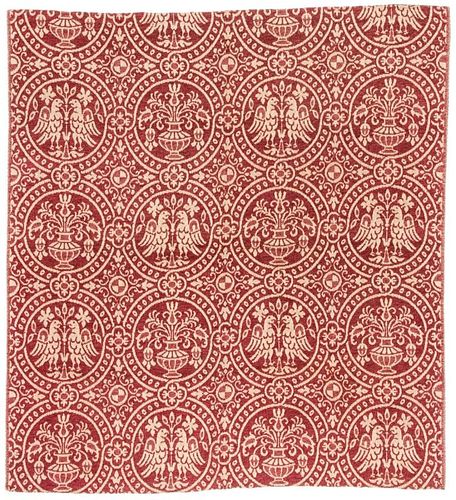 Antique Spanish Wool Textile Cloth, Circa 1800