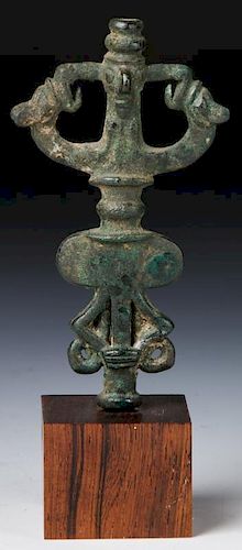 Luristan Bronze Finial, 1000 to 700 BCE