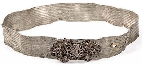 Antique Ottoman Silver Belt