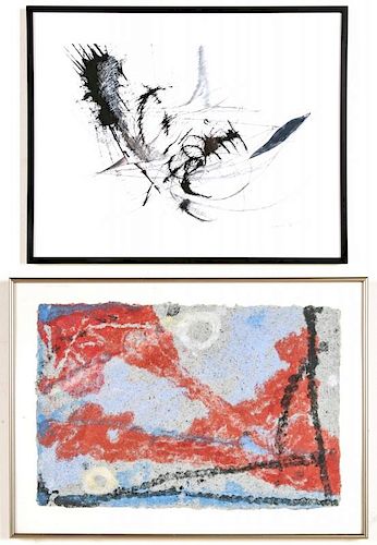 2 Abstract Works: Carole Sivin and Trish Thompson