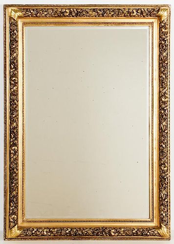 Old Syrian Carved Gilt Mirror