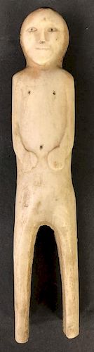 Rare Inuit Carved Whale Bone