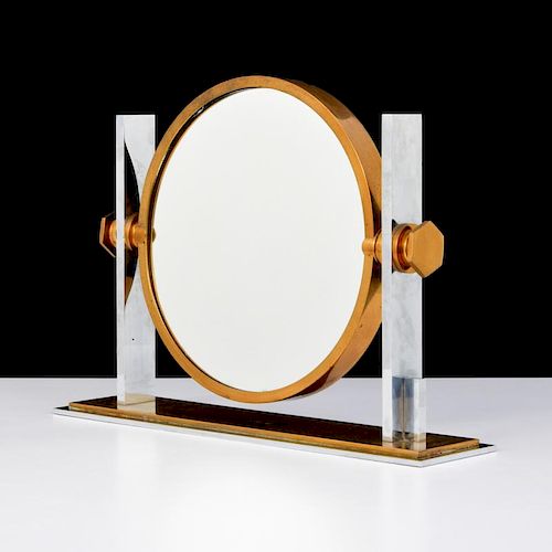 Karl Springer Double-Sided Table Mirror