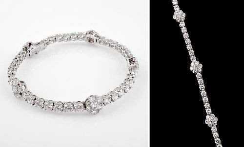 Van Cleef & Arpels 18K Gold & Diamond Estate Bracelet