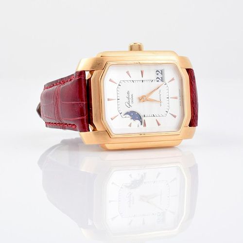 18K Gold Glashutte Men's Vintage Estate Wrist Watch