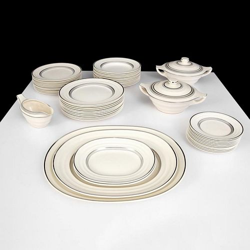 Keith Murray MOONSTONE Dinnerware Set, 51 Pieces