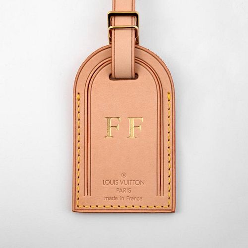Farrah Fawcett Monogrammed Louis Vuitton Luggage Tag