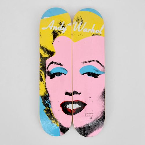 2 Andy Warhol (after) MARILYN Skateboard Decks