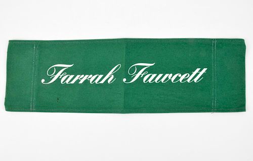 Farrah Fawcett Directors Chair Canvas Back