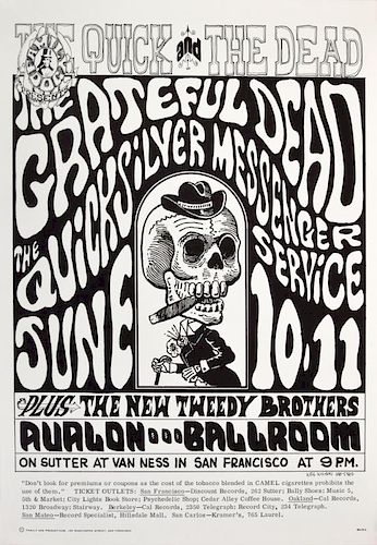 Wes Wilson THE GRATEFUL DEAD Poster