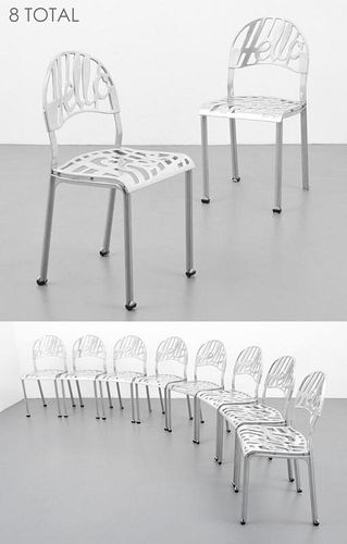Jeremy Harvey HELLO THERE Chairs, Set of 8