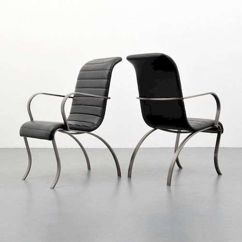Pair of Design Institute America Arm Chairs