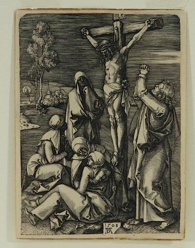 Albrecht Durer Crucifixion Engraving