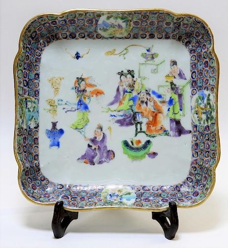 19C. Chinese Export Famille Rose Porcelain Bowl