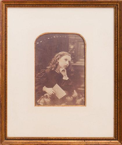 19TH/20TH CENTURY SCHOOL: GIRL WITH A BOOK