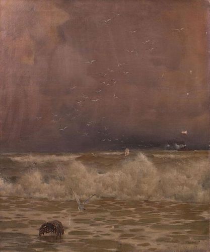 GEORGE W. CHAMBERS (1857-1897): SEASCAPE