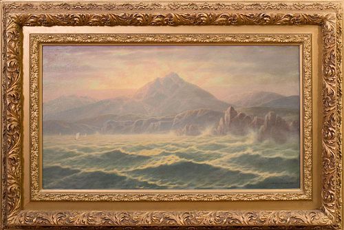 AMBROSE MACNEIL (1852 - ?): SUNRISE ON THE ISLE OF MULL