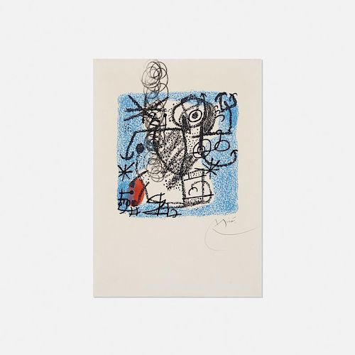 Joan Miro, Les Essencies de la Terra (one plate)