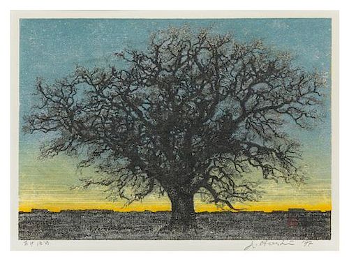 * Hoshi Joichi, (1913-1979), Black Tree