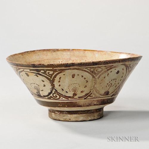 Kashan Lustre Pottery Bowl