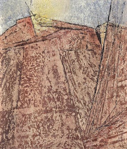 Robert Ray (1924-2002), "Canyon de Chelly, II (Study)"
