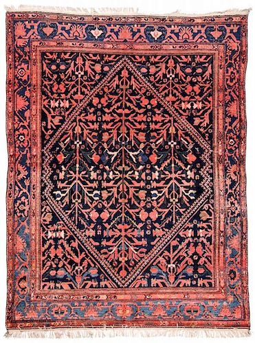 Antique Malayer Rug, Persia: 4'10'' x 6'3''