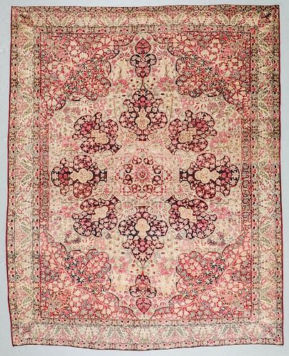 Antique Lavar Kerman Rug, Persia: 9'8'' x 12'6"