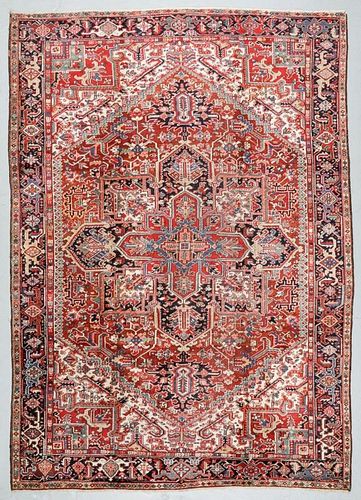 Antique Heriz Rug, Persia: 7'11'' x 11'3''