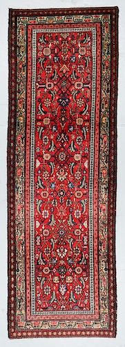 Antique Ferahan Rug, Persia: 3'8'' x 10'9''