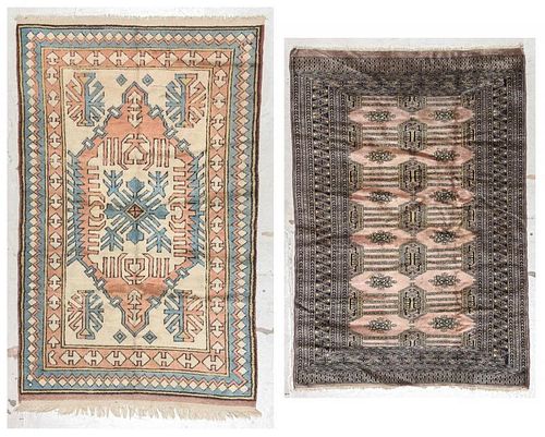 2 Vintage Turkish and Bokhara Rugs