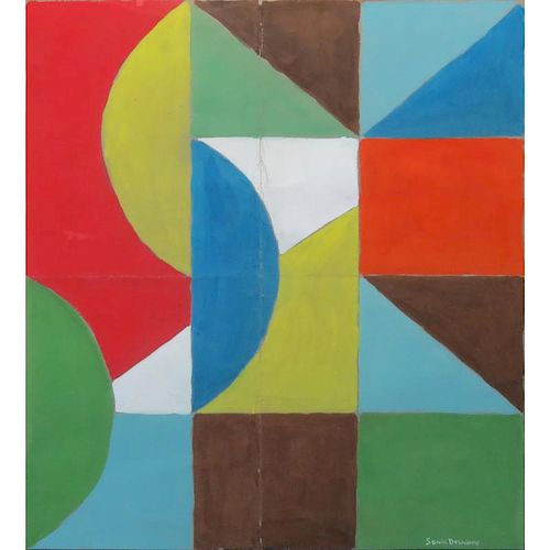 Attributed to: Sonia Delaunay, French (1885-1979)