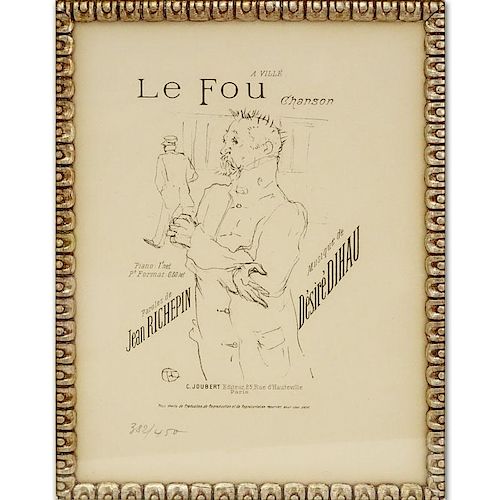 After: Henri De Toulouse Lautrec, French (1864-1901)