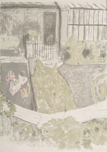 Edouard Vuillard, (French, 1868-1940), Le jardin devant latelier, 1901