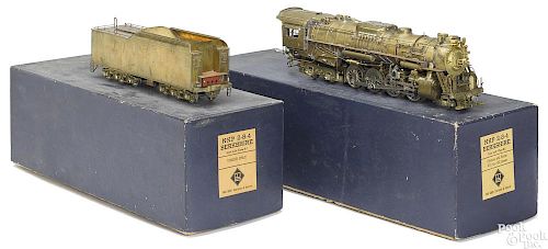Max Gray brass 0 gauge Berkshire train locomotive