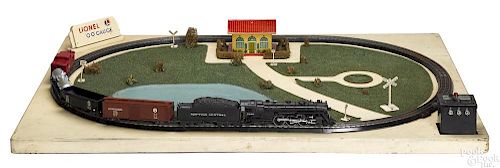 Lionel OO gauge dealer display train layout